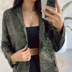 Dex sequin blazer, medium, glitter and glam